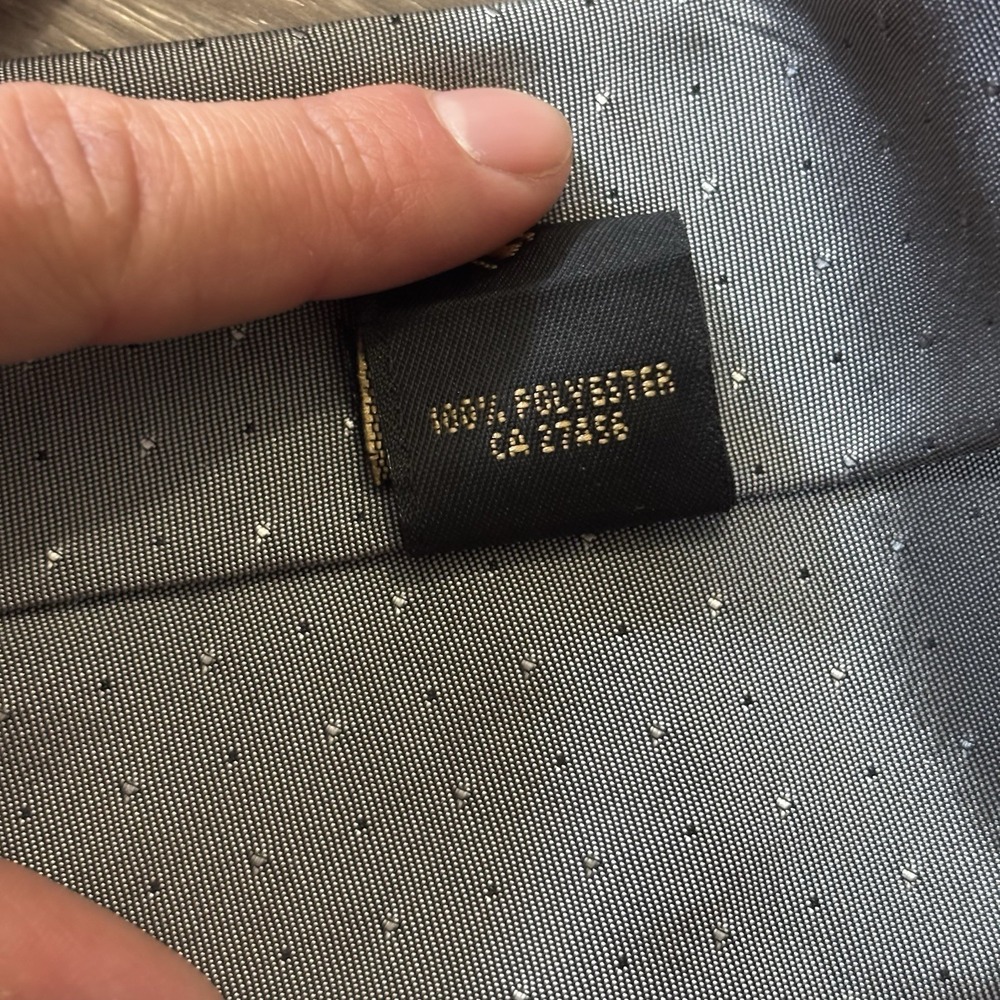 Marc Olivier Mod Mens Tie Classic Necktie‎ Gray Vintage Canadian Designer - Picture 5 of 7
